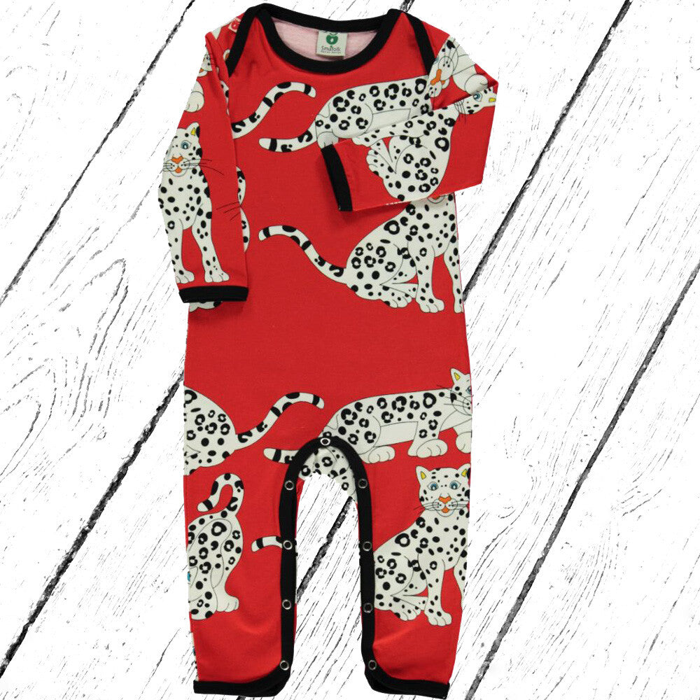 Smafolk Overall Bodysuit Snow Leopard
