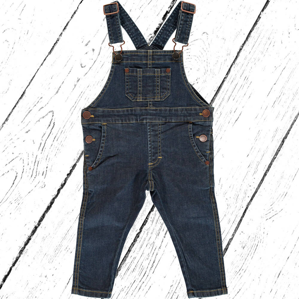 Maxomorra Latzhose Jeans Dungarees Denim Medium Dark Wash