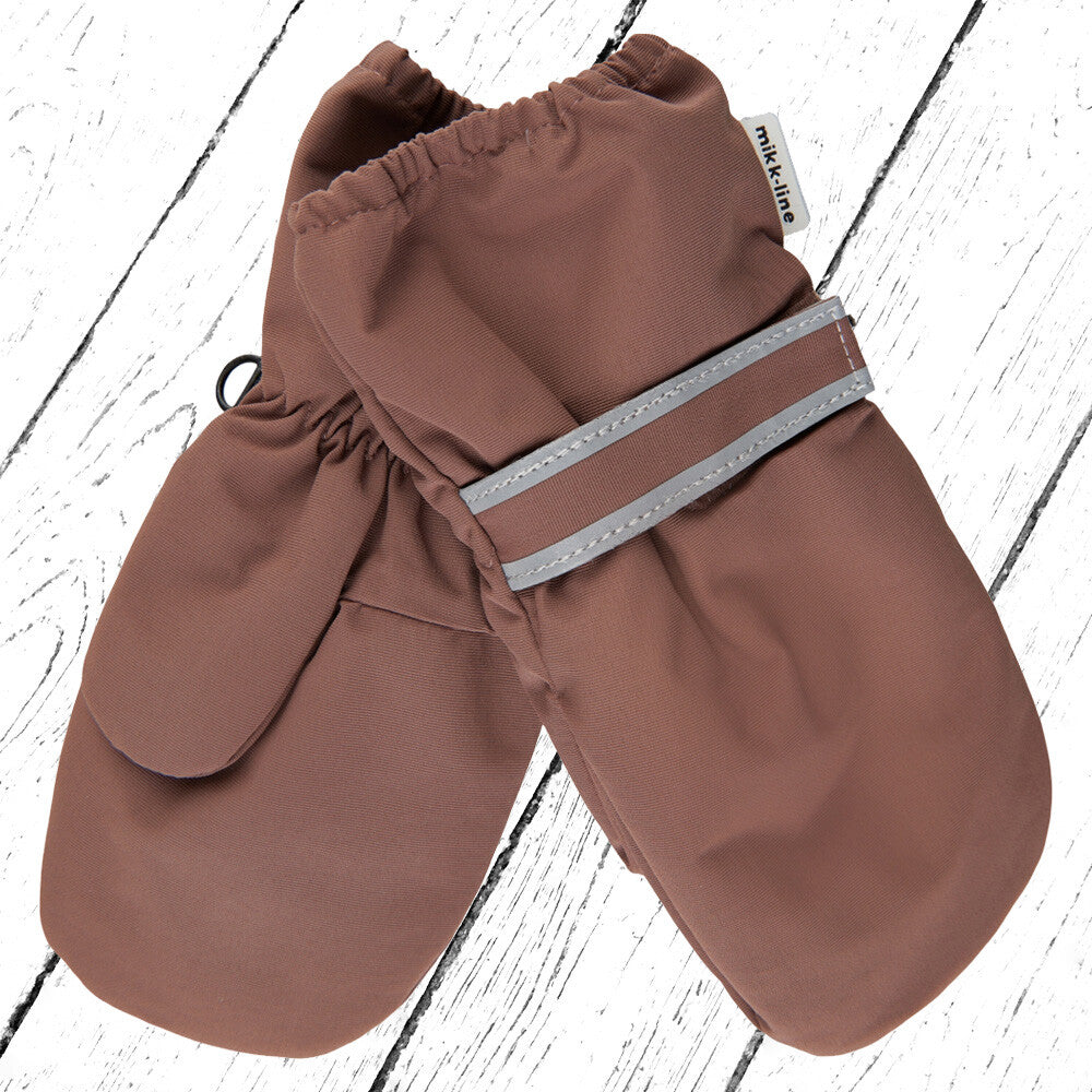 Mikk-Line Handschuhe Nylon Mittens Nutmeg