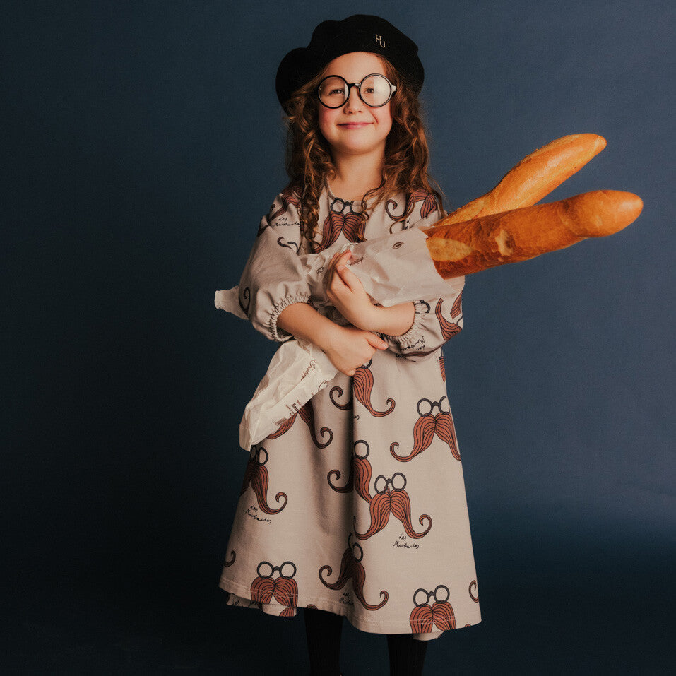 Dear Sophie Kleid Flared Dress MUSTACHE