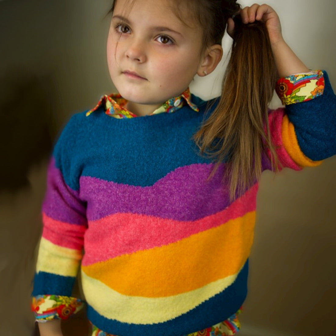 Lily Balou Strickpulli Irma Jumper Mykonos Blue