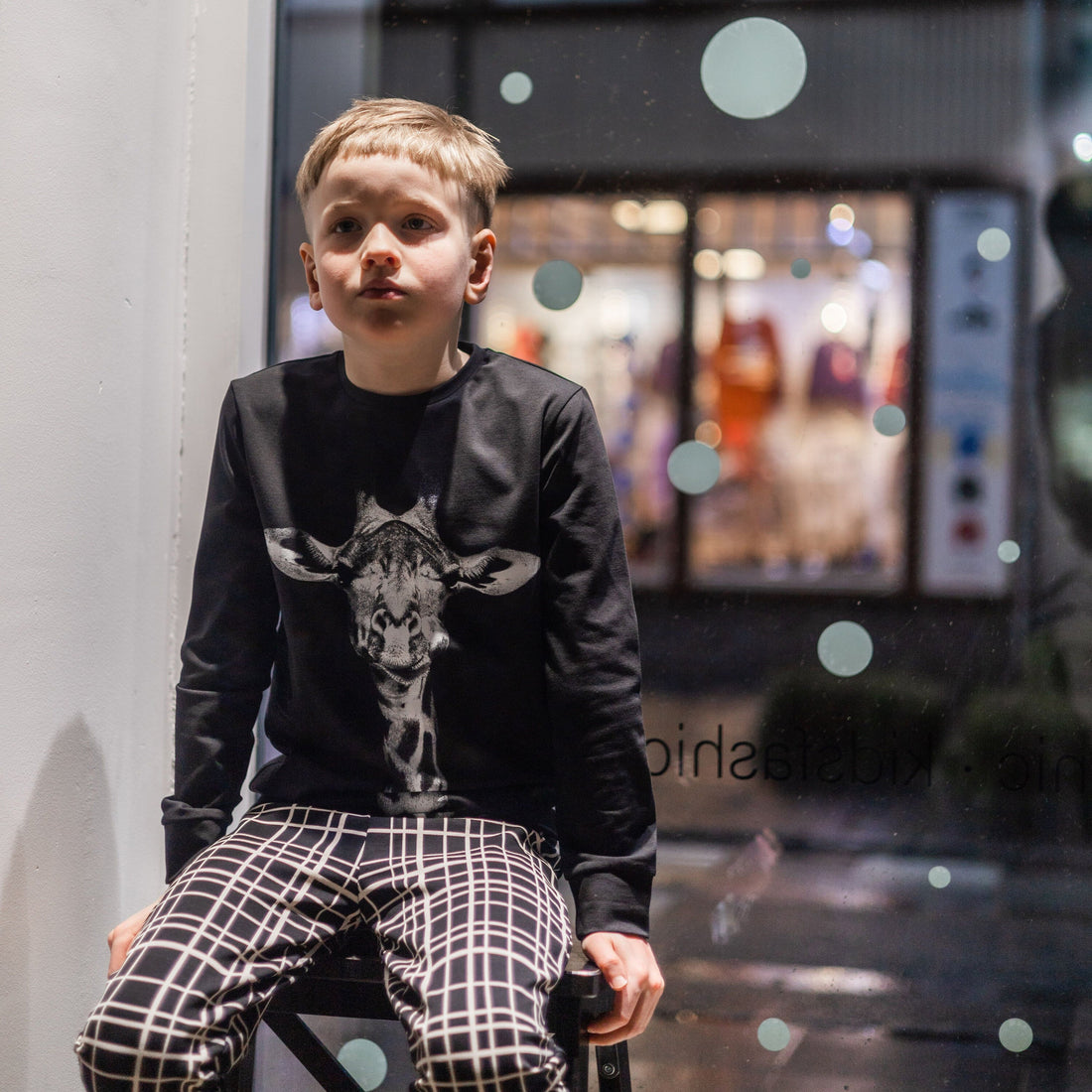 MOI KIDZ Shirt Long T Giraffe