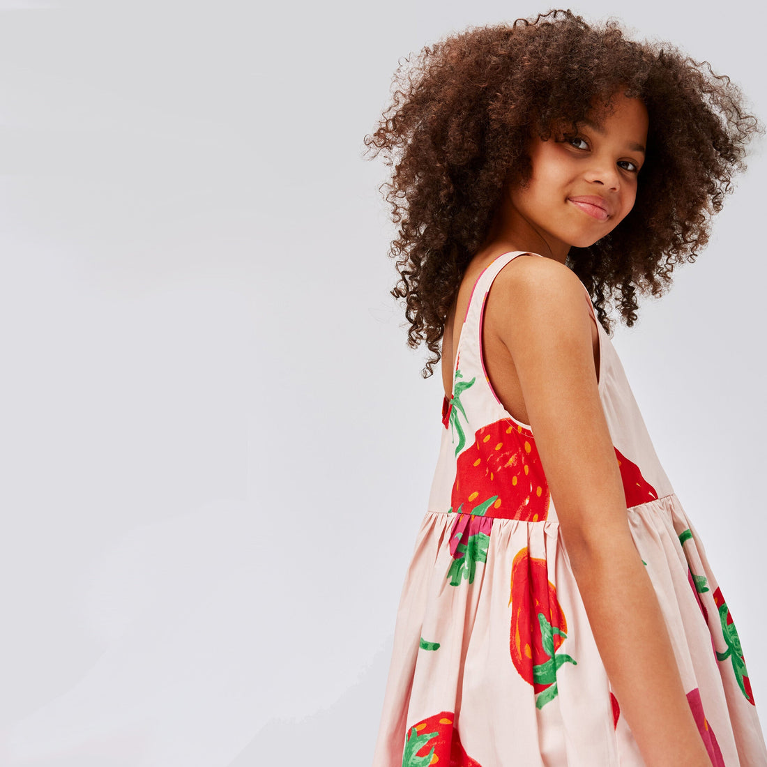 Molo Kleid Clover Dress Strawberries