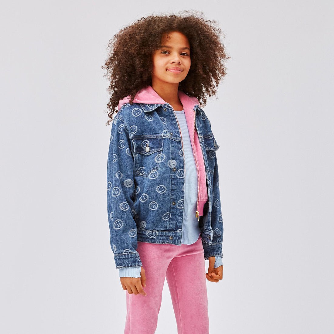 Molo Sweatshirt Jacke Milla Hoodie Sunset Pink