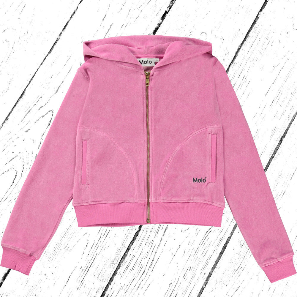 Molo Sweatshirt Jacke Milla Hoodie Sunset Pink