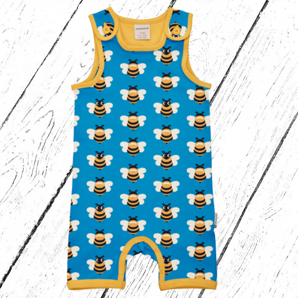 Maxomorra Trägeranzug Playsuit Short PICNIC BEE