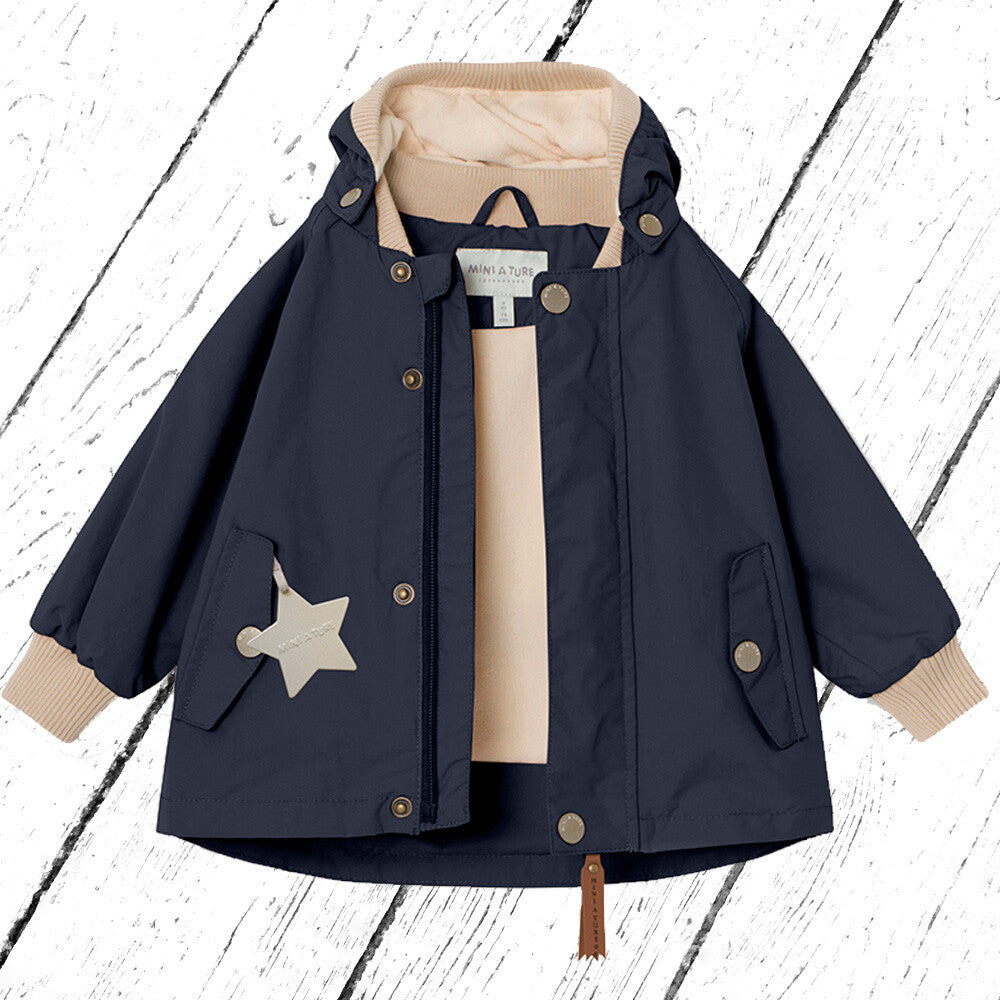 Mini A Ture Übergangs-Outdoorjacke MATWALLY fleece lined Jacket Ombre Blue