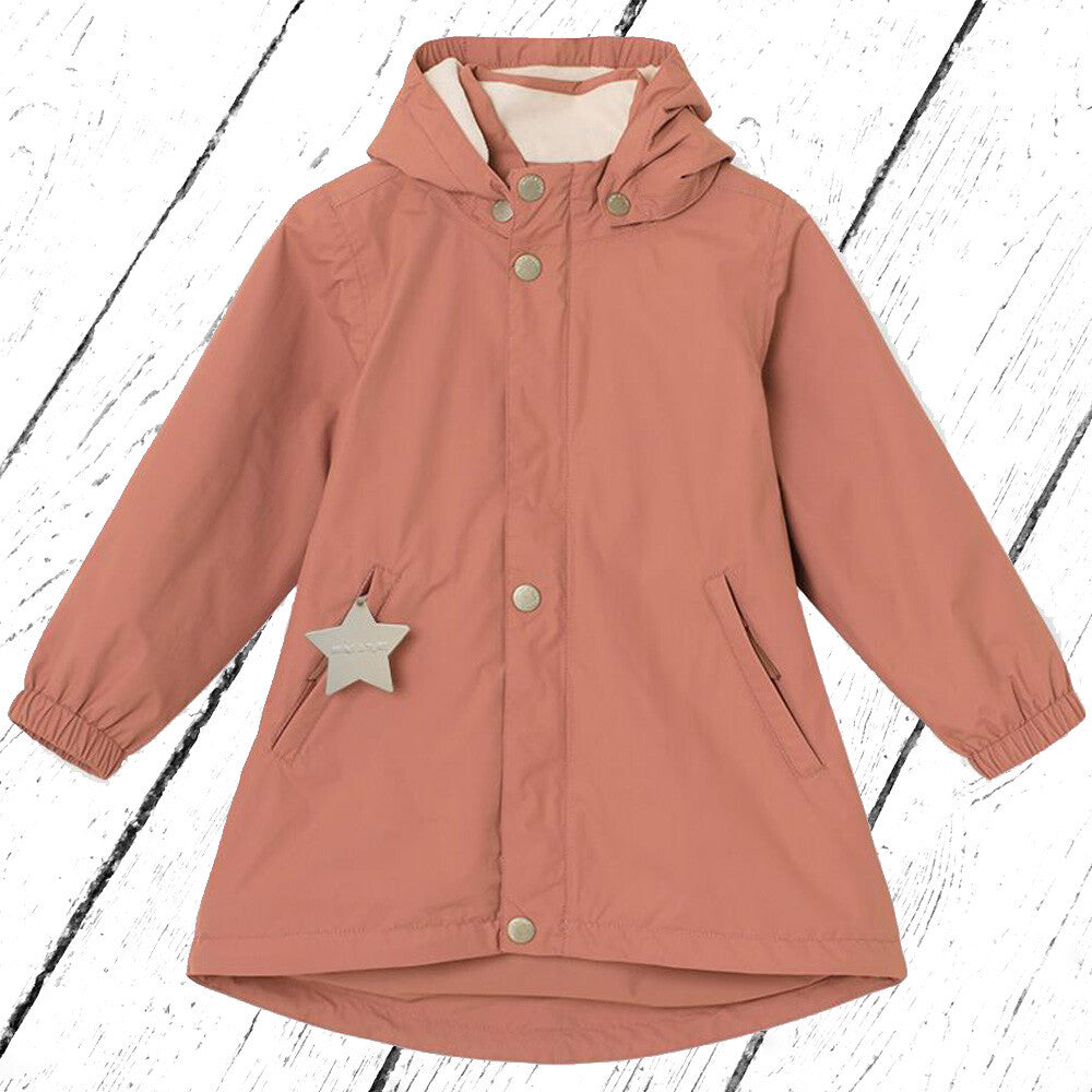 Mini A Ture Outdoorjacke Vivica Jacket Fleece Wood Rose