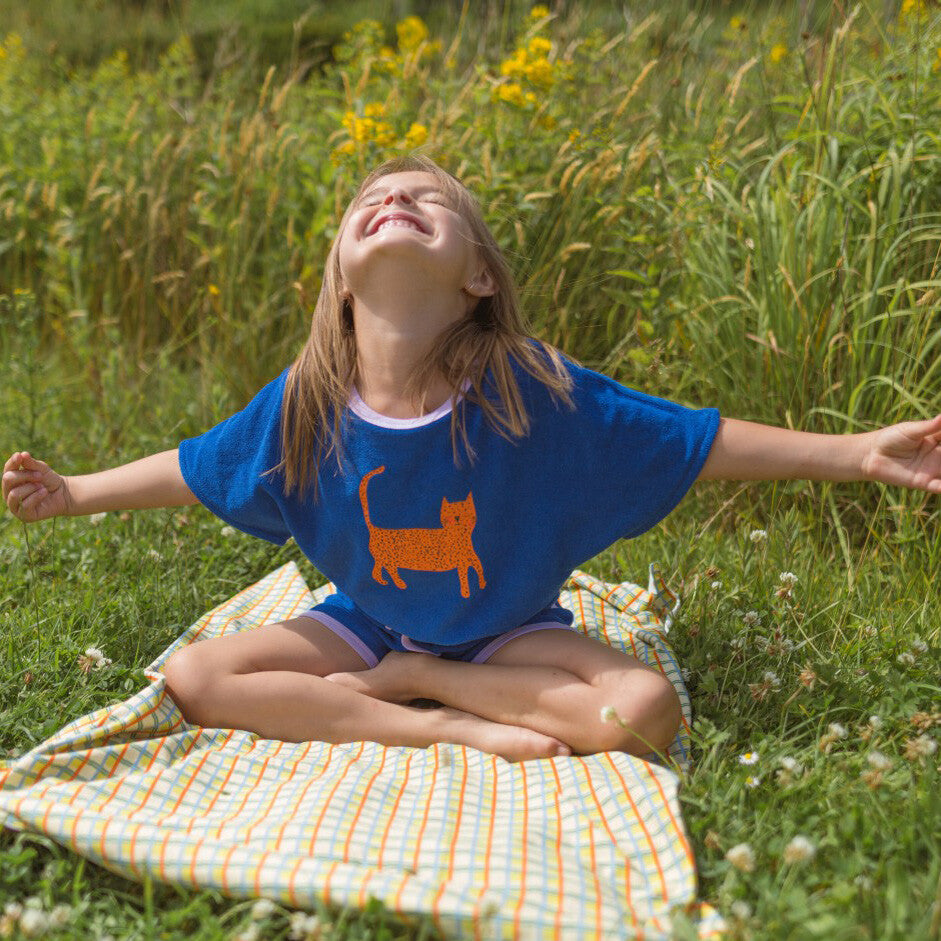 Baba Kidswear T-Shirt Fanny Shirt Terry True Blue