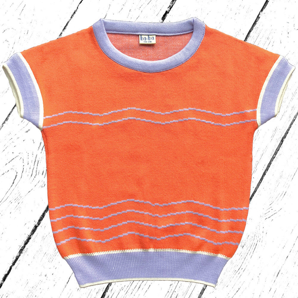 Baba Kidswear Strick T-Shirt Fien knitted Shirt Red