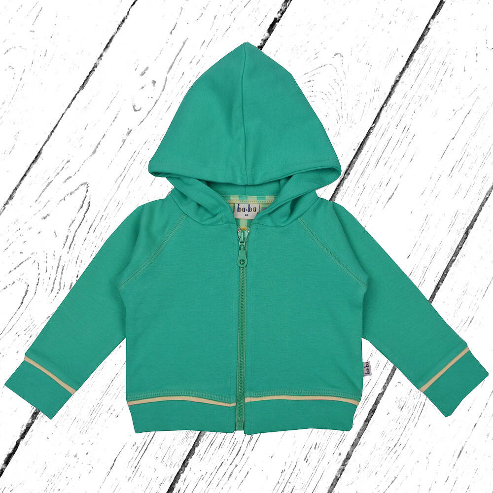 Baba Kidswear Jacke Hoodie Sweater Peacock Green