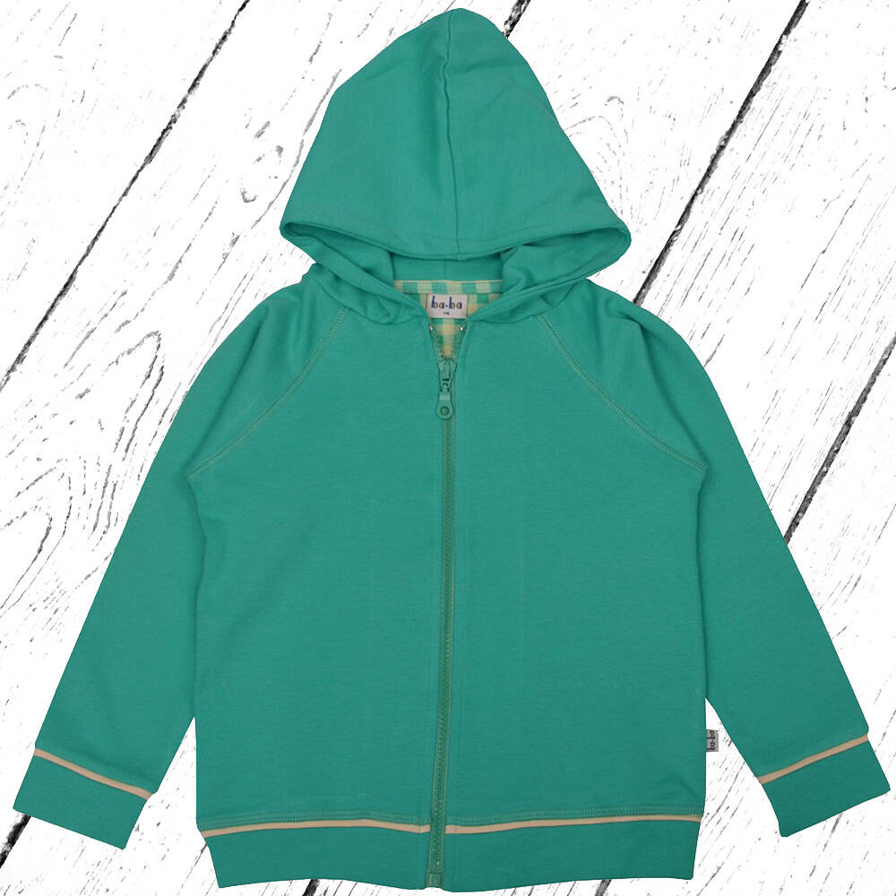 Baba Kidswear Jacke Hoodie Sweater Peacock Green