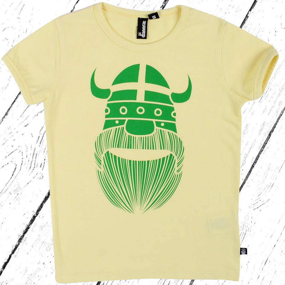 Danefae T-Shirt Rainbow Ringer Lt Yellow Erik