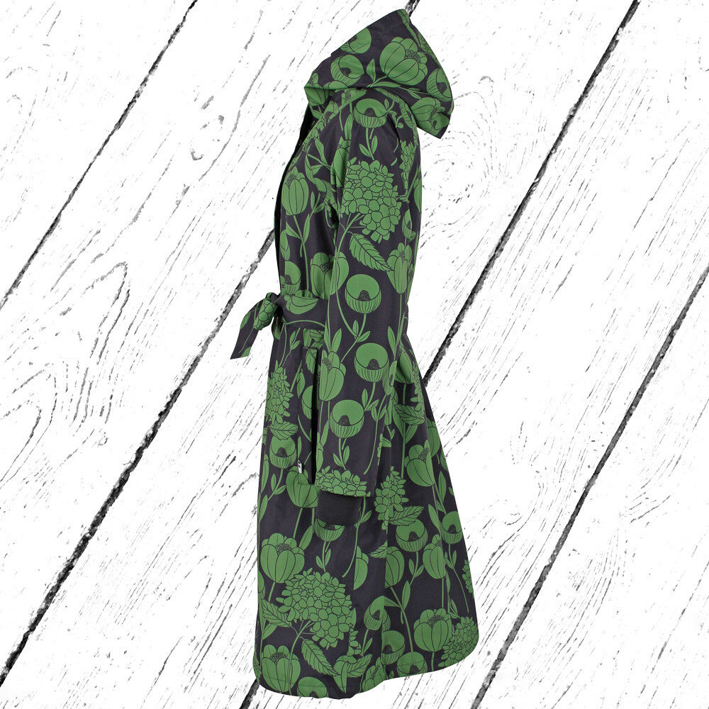 Danefae Regenmantel DaneElisabeth Raincoat Black Green HORTENSIA