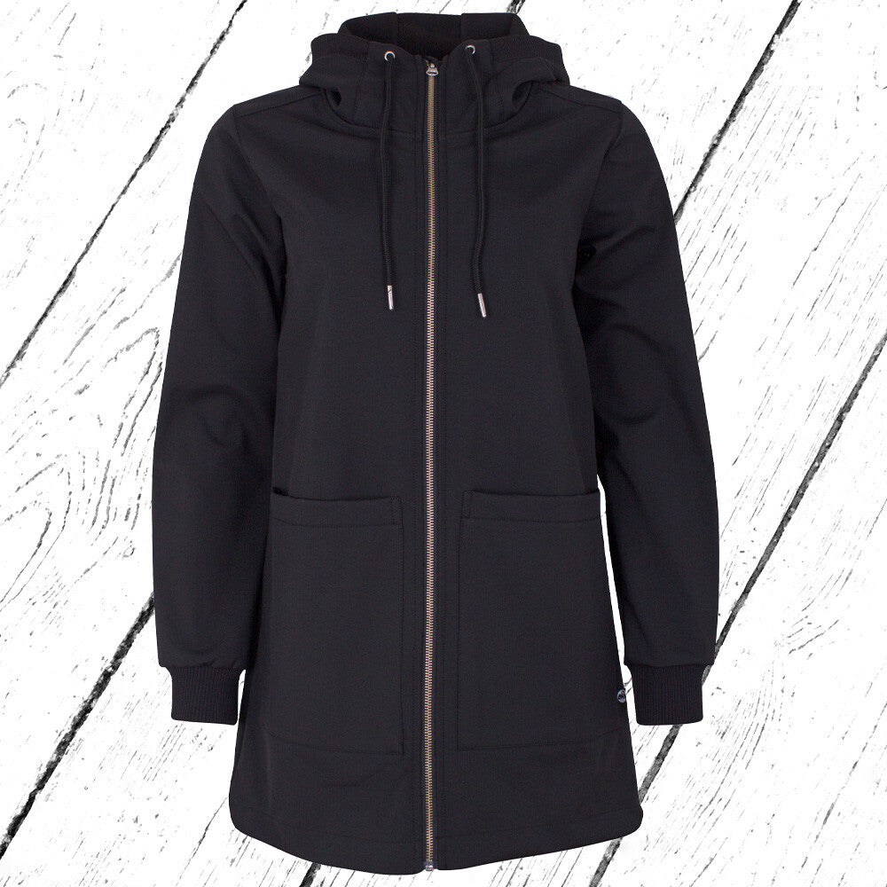 Danefae Ladys Outdoormantel Laura Softshell Black