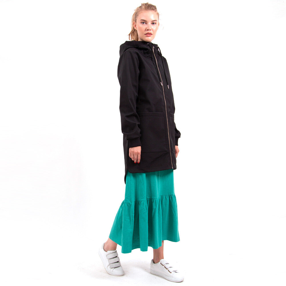 Danefae Ladys Outdoormantel DaneLaura Softshell Black