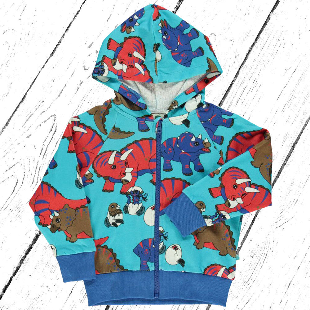 Smafolk Sweatshirt Zipper Hoodie Jacke Dinosaur