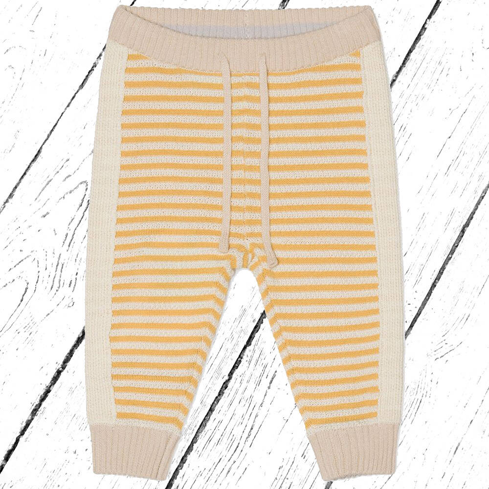 Mini A ture Strick Hose Tano Pants Knit Rattan Yellow