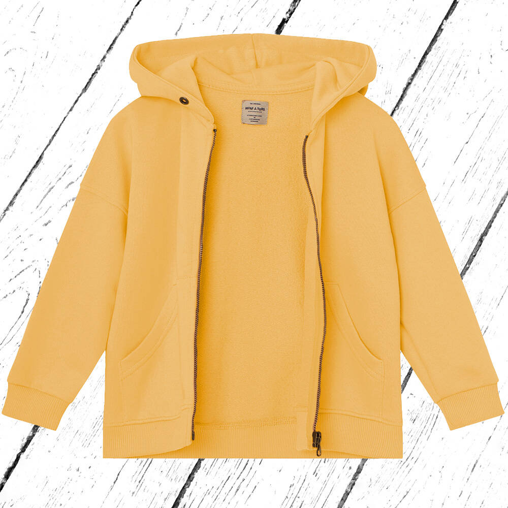 Mini A ture Sweatshirt Jacke Alfi Zip Rattan Yellow