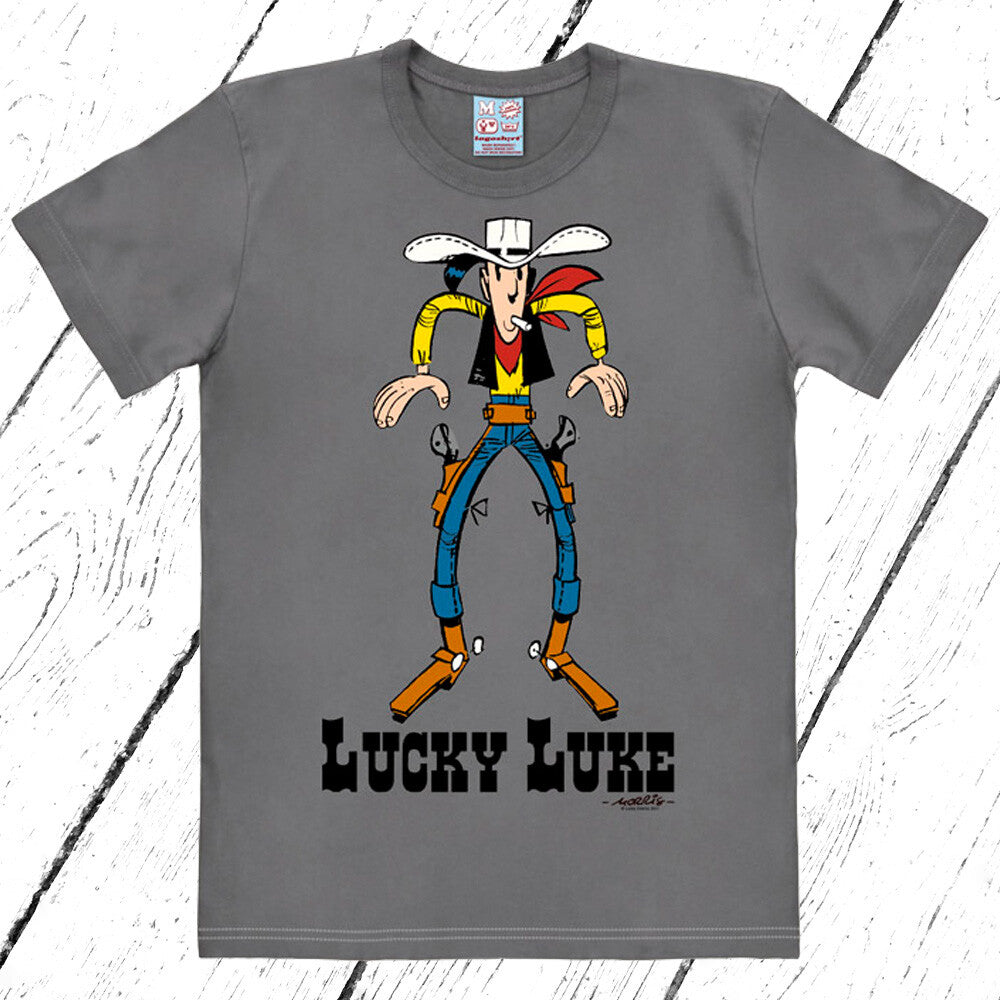 Logoshirt Men T-Shirt Lucky Luke Showdown