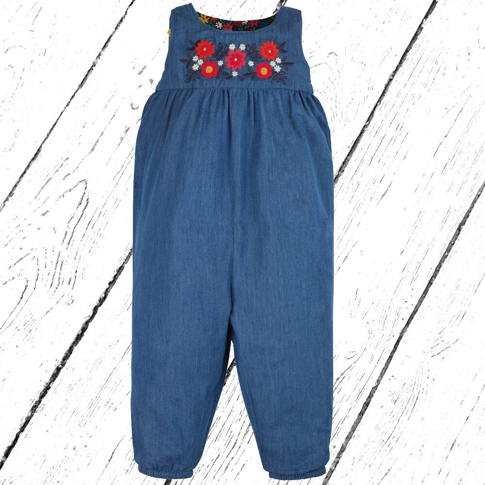 Frugi Wendeoverall Fay Reversible Dungaree Daisy Fields Floral