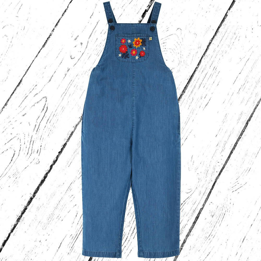 Frugi Latzhose Alexa Dungaree Chambray Floral