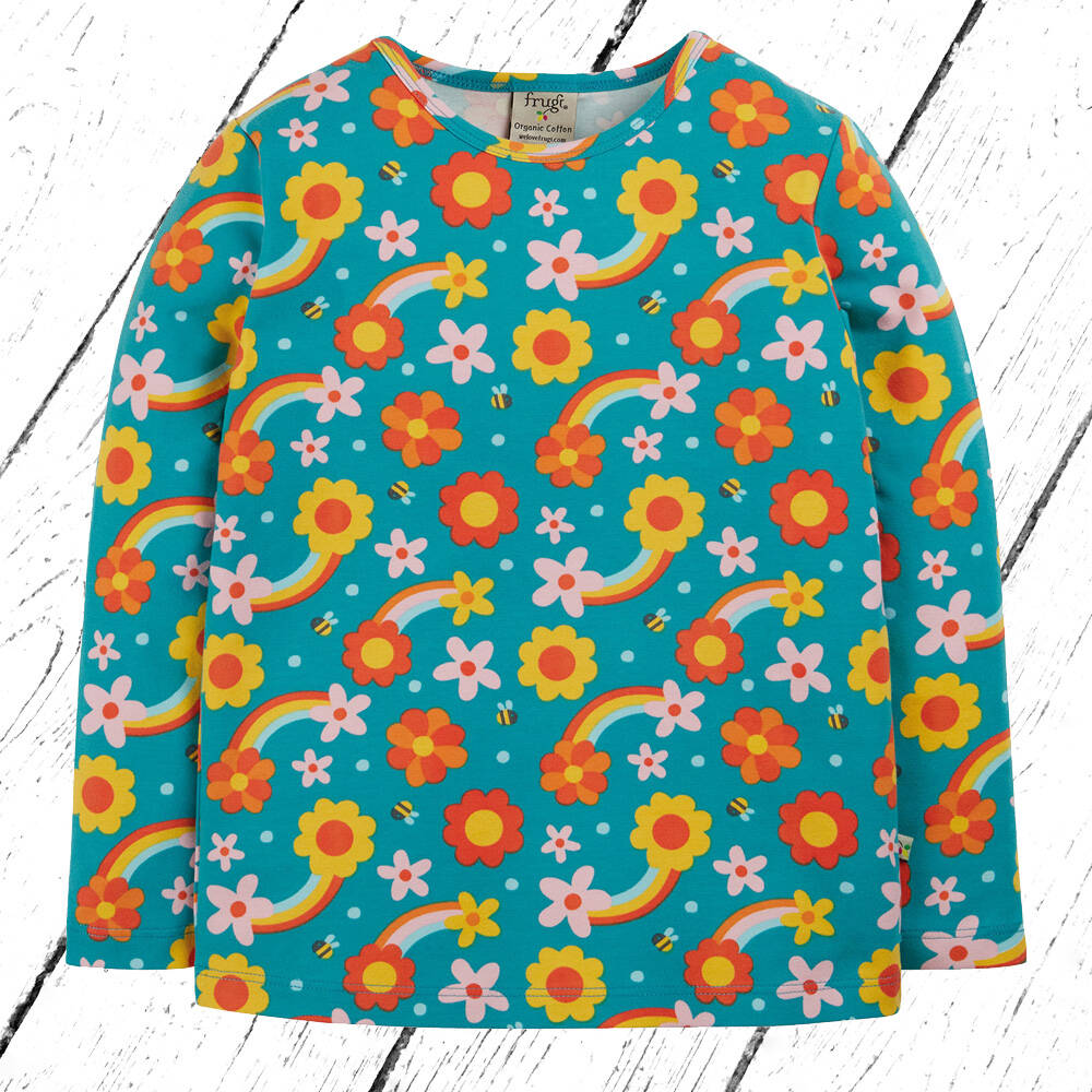 Frugi Shirt Bryher Top Dahlia Skies