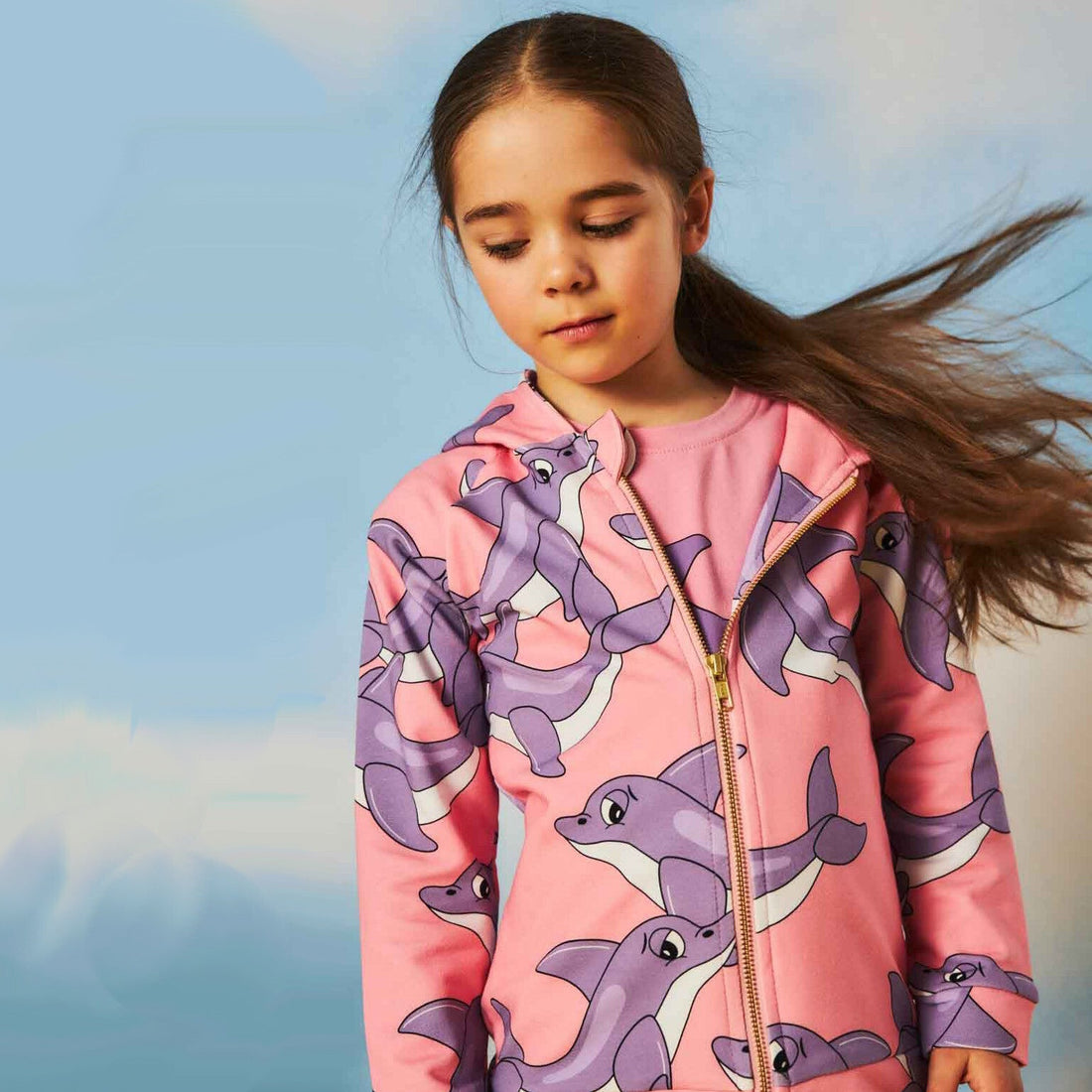 Dear Sophie Sweatjacke Hoodie DOLPHIN