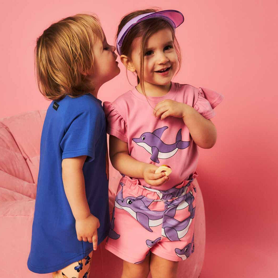 Dear Sophie Paperbag Shorts DOLPHIN