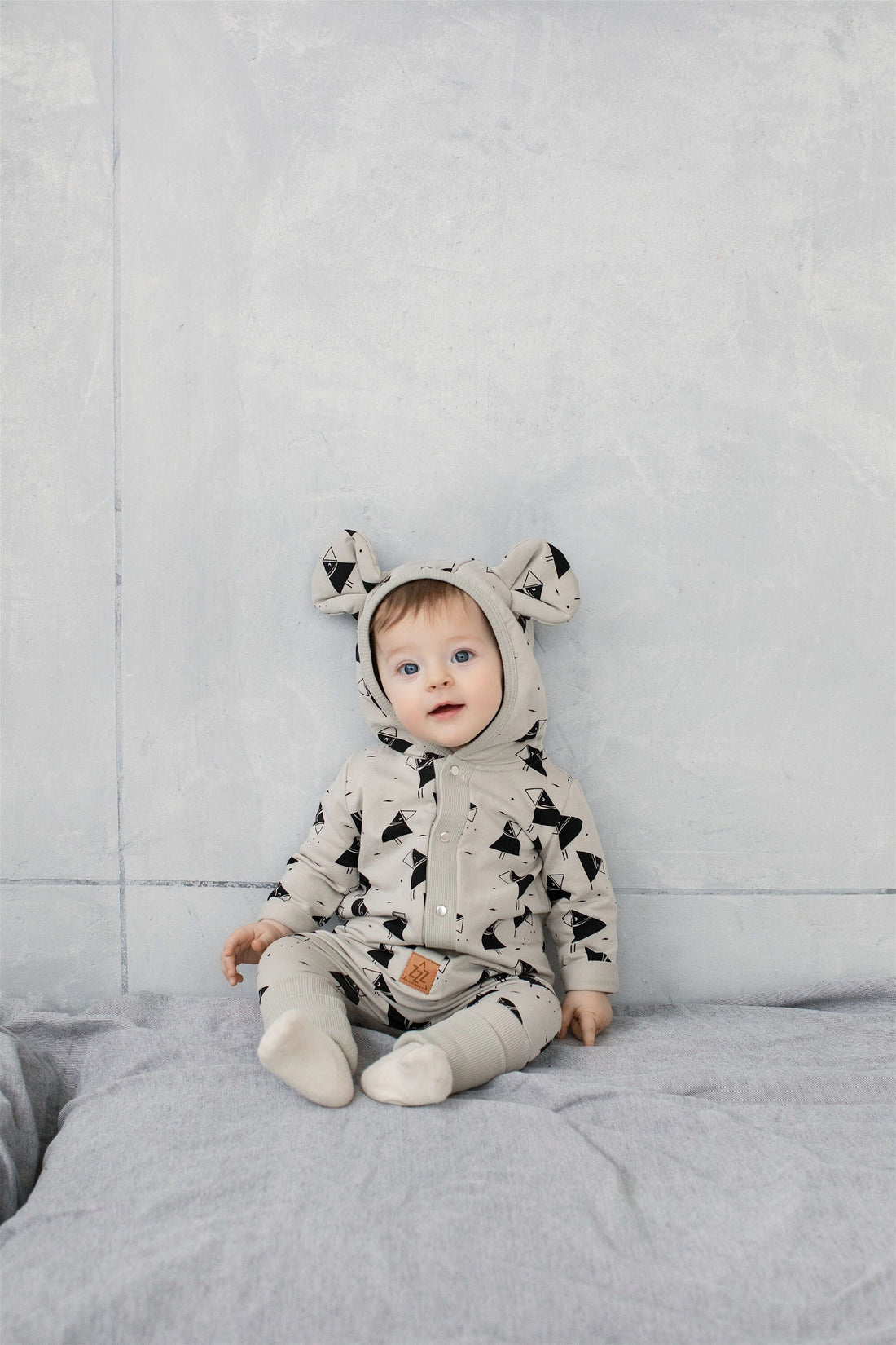 Zezuzulla Overall Eared Jumpsuit Birds