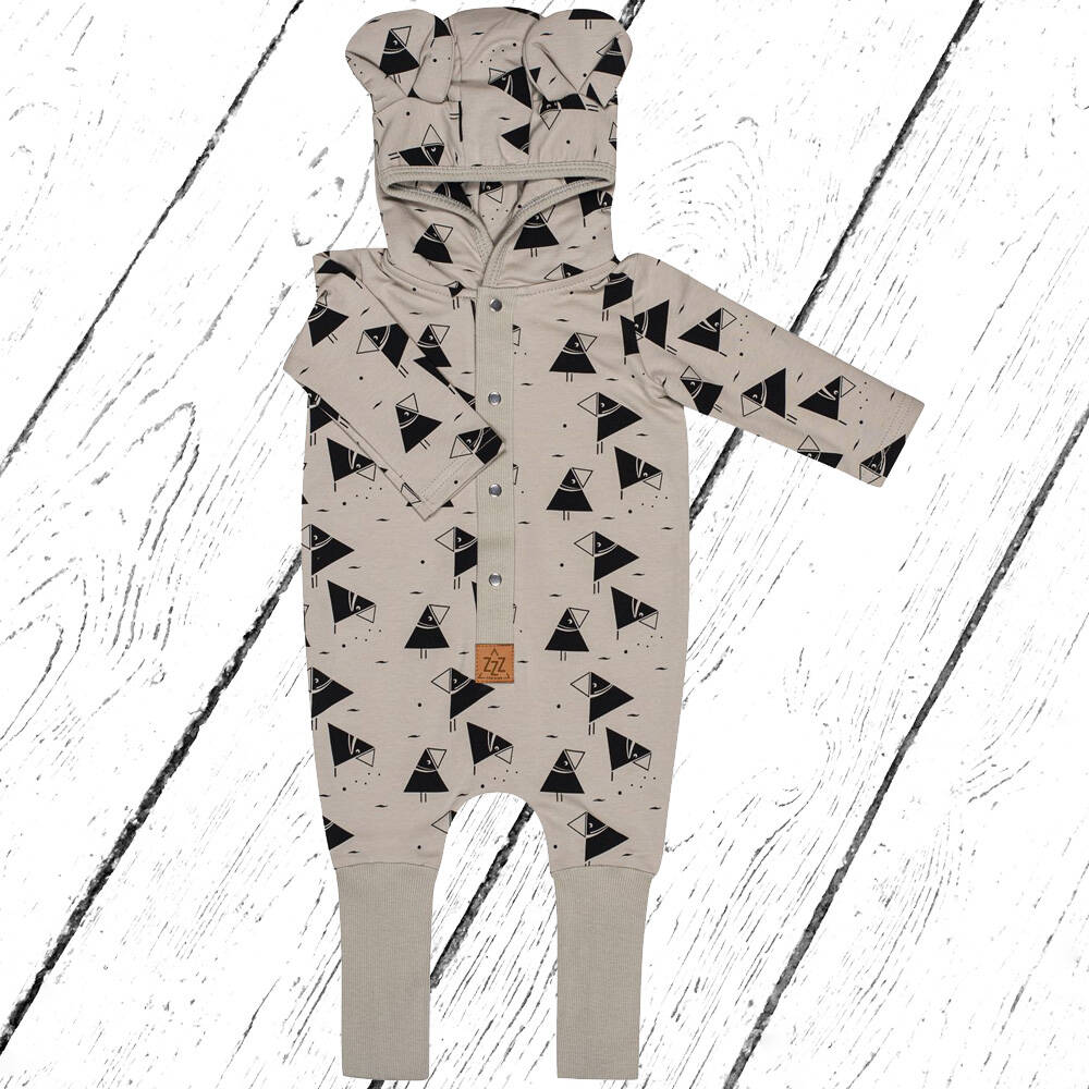 Zezuzulla Overall Eared Jumpsuit Birds