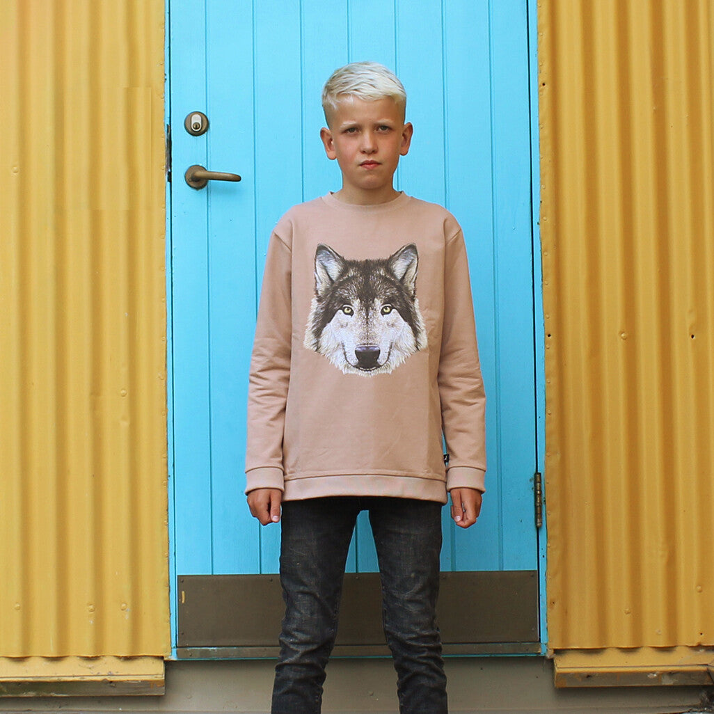 MOI KIDZ Sweater Sand Wolf