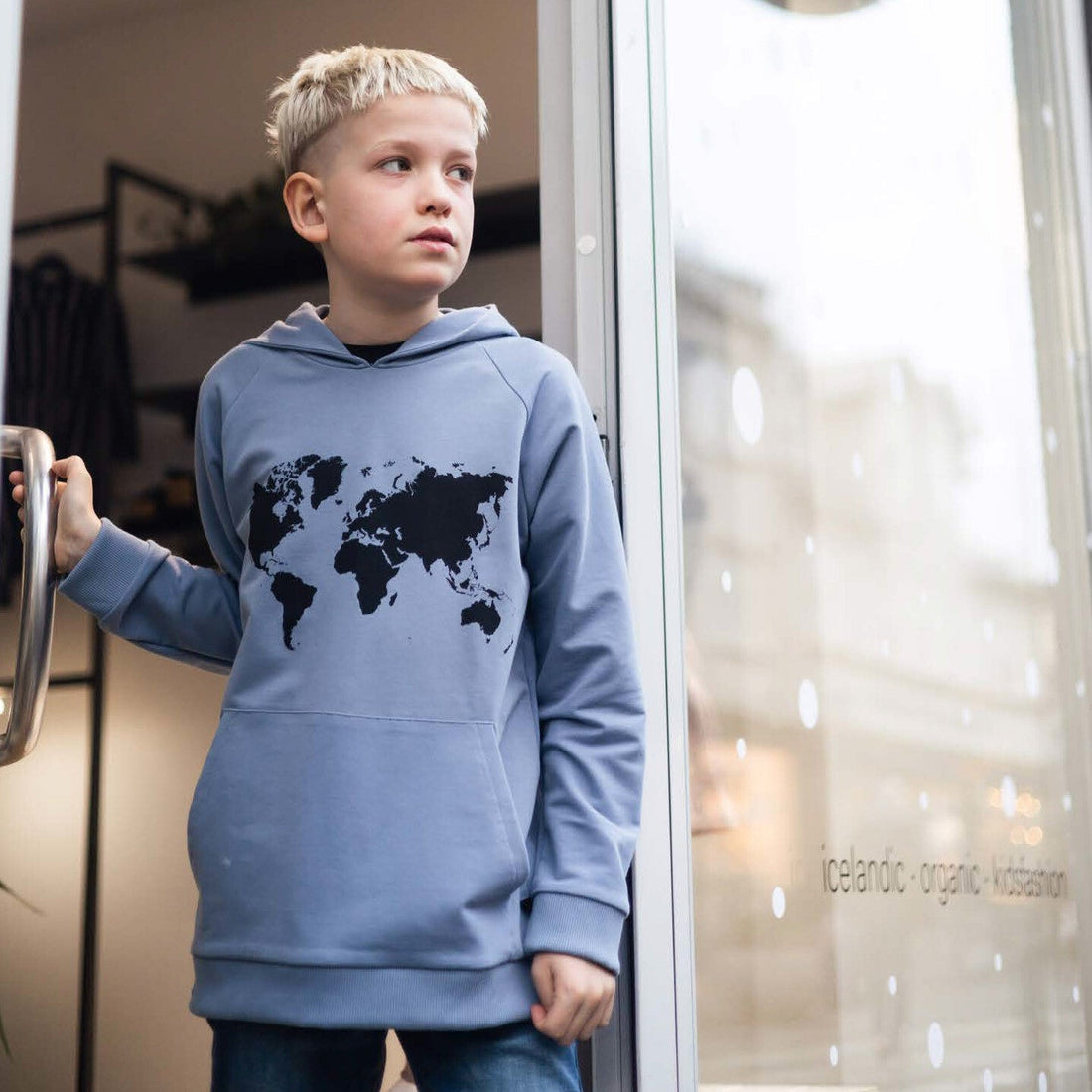 MOI KIDZ Hoodie Blue