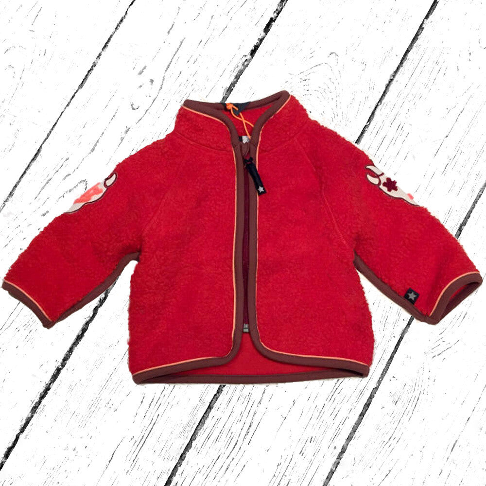 Molo Teddyfleecejacke Urvan True Red