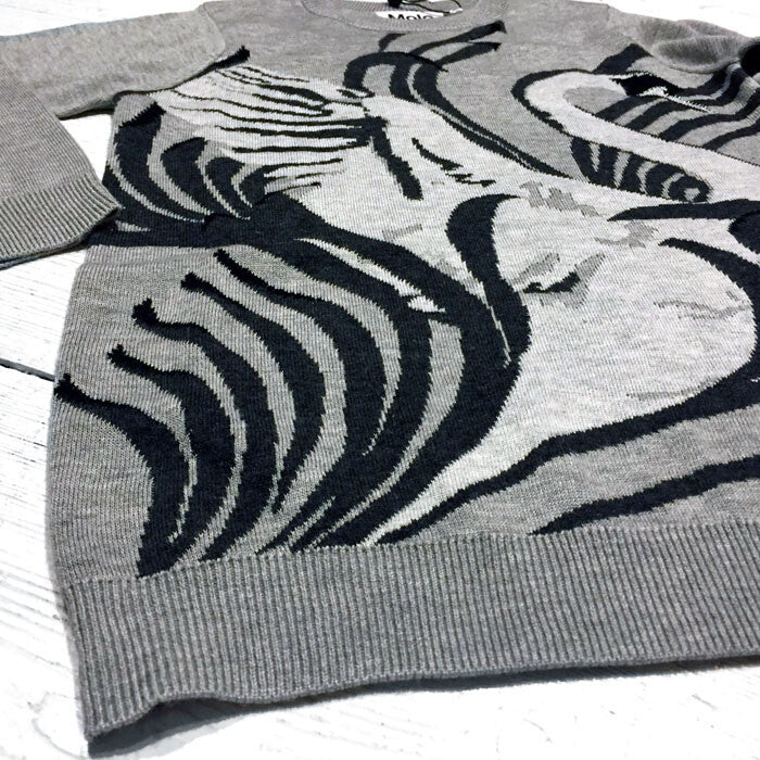 Molo Kleid / Longpullover Camitta Schwan