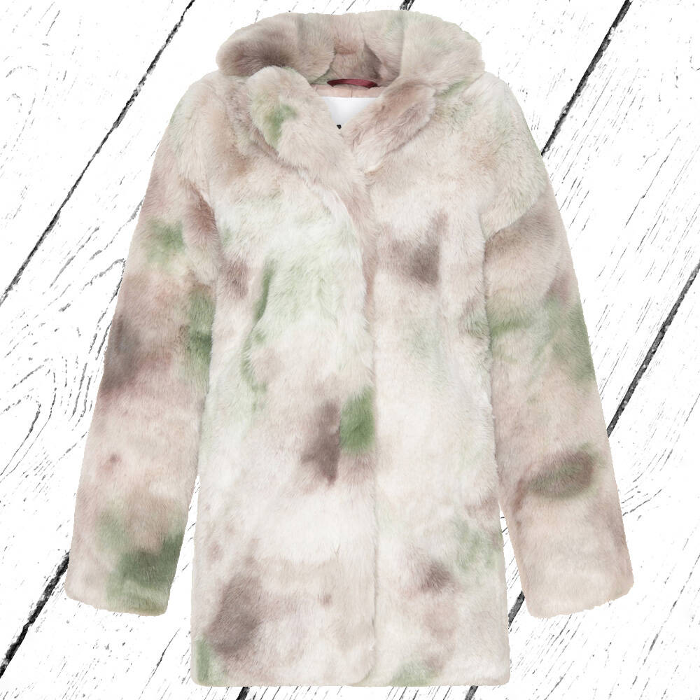 Molo Fleece Mantel Haili Tie Dye Faux Fur