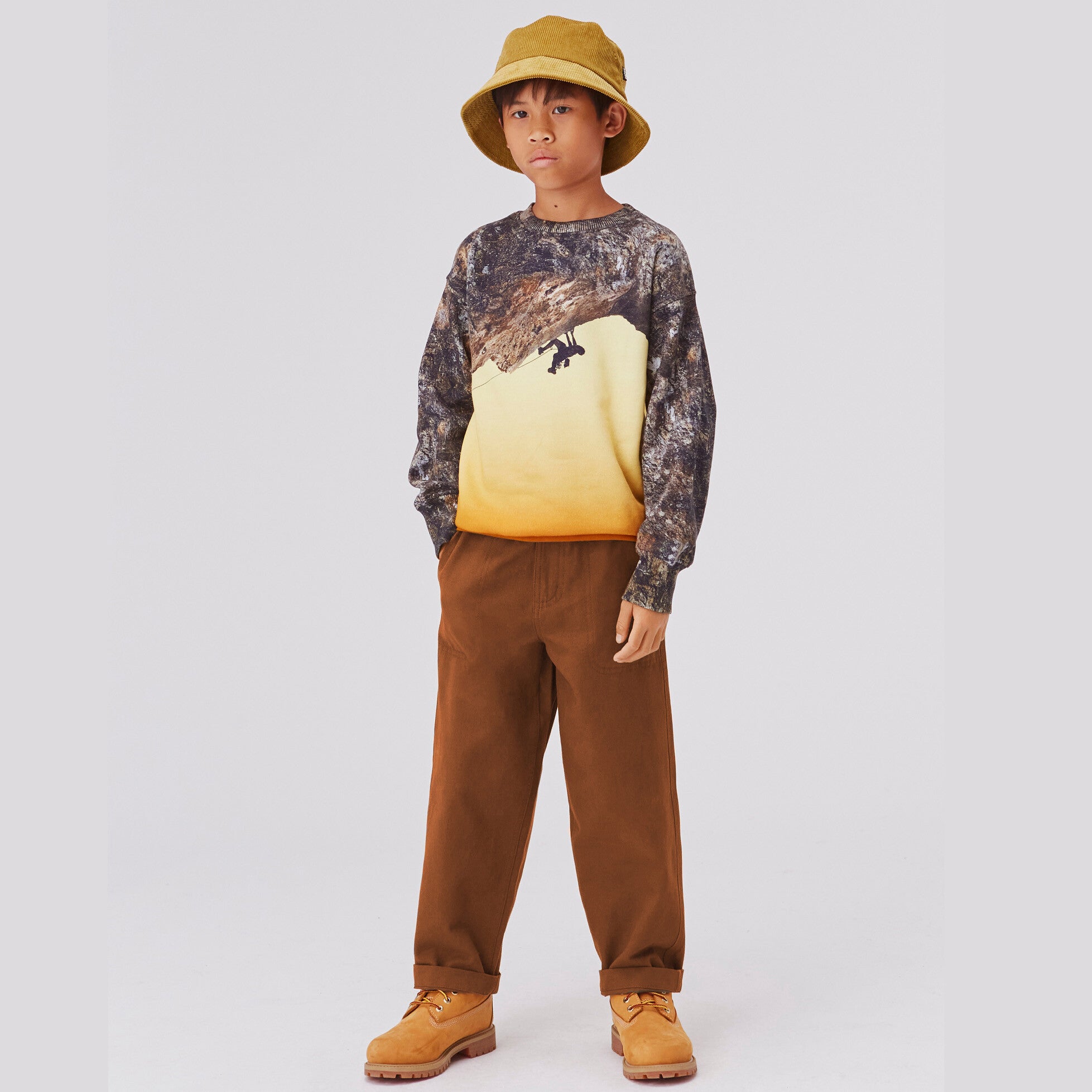 Molo Peached Canvas Hose Aron Tawny Brown