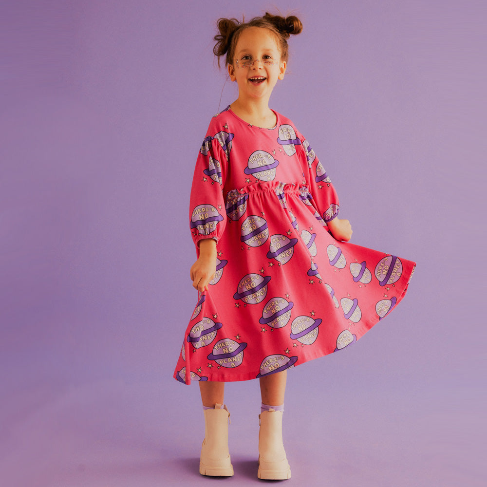 Dear Sophie Kleid PLANET Pink Flared Dress