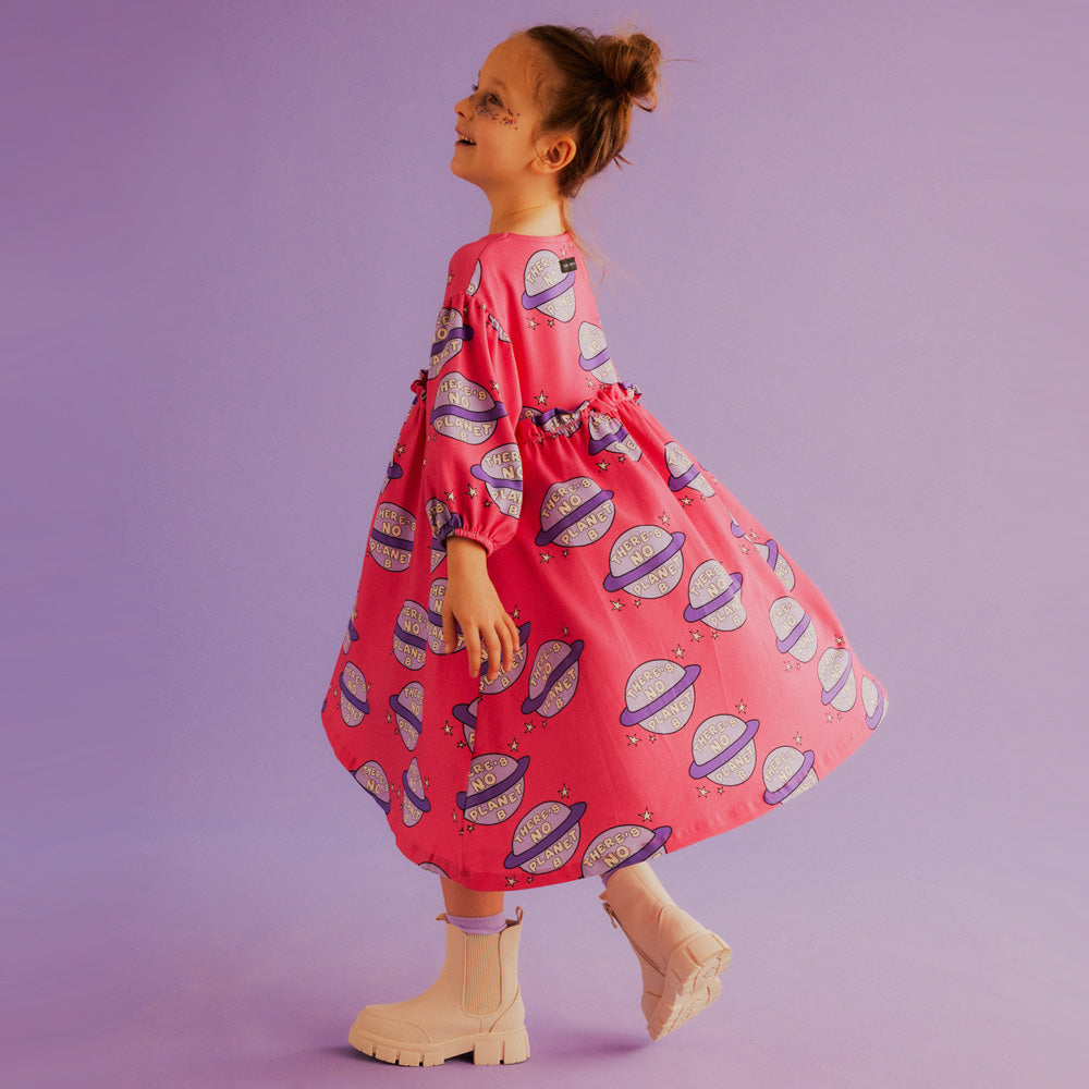 Dear Sophie Kleid PLANET Pink Flared Dress