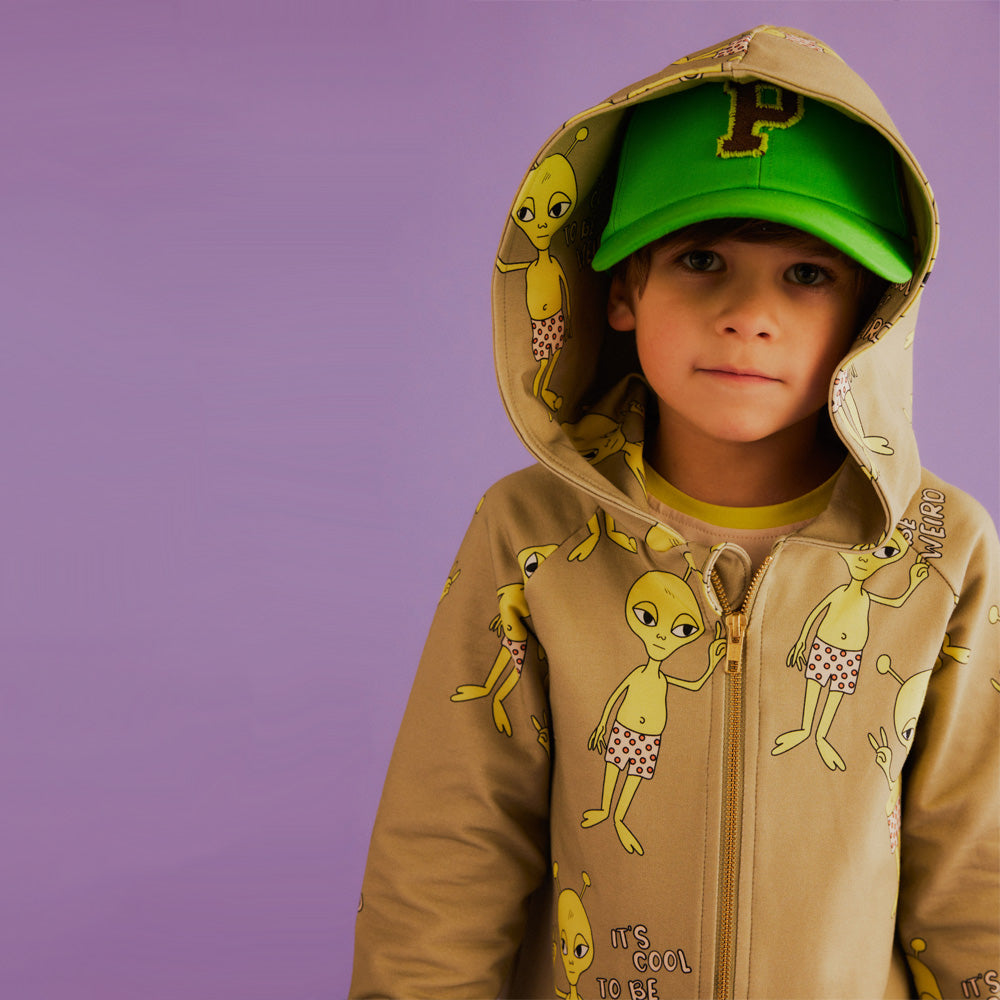 Dear Sophie Kapuzenjacke ALIEN Hoodie Olive