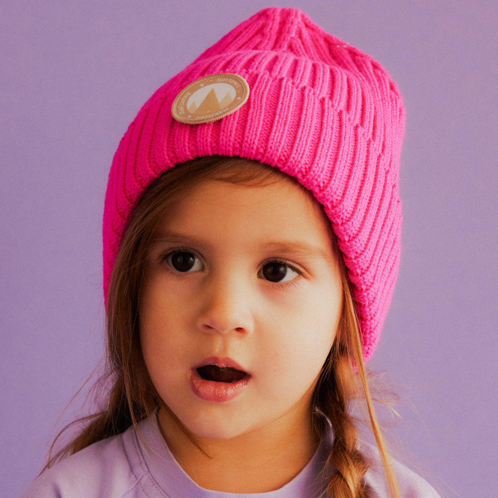 Dear Sophie Strickmütze WINTER MERINO Beanie Pink