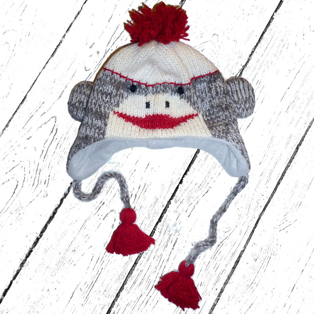 KnitWits Mütze Cute Sock Monkey