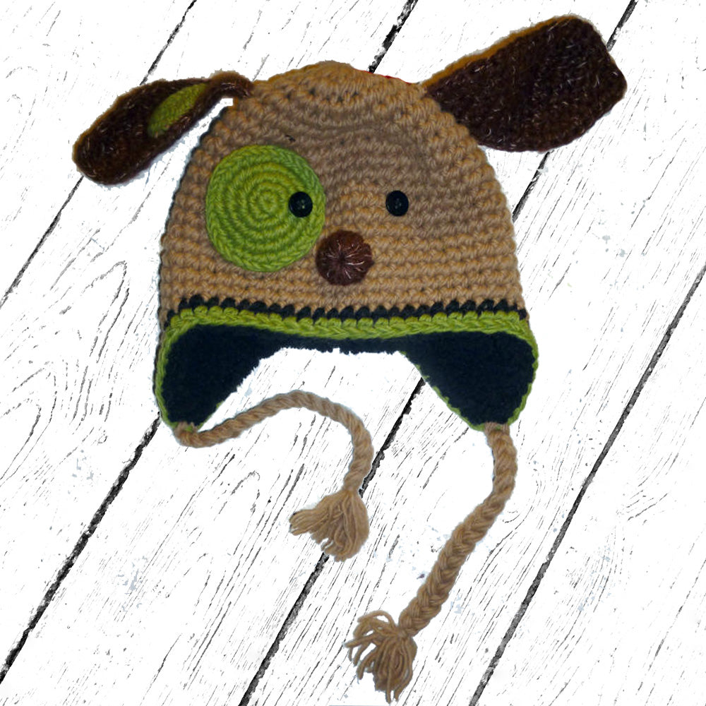 KnitWits Mütze Dog Pilot