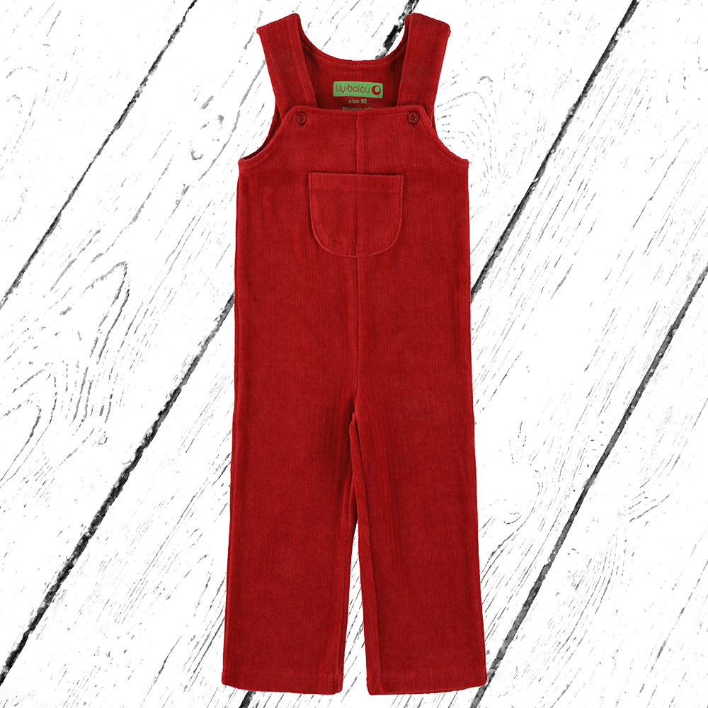 Lily Balou Nicki Trägeranzug JULIAN Jumpsuit Chili Pepper