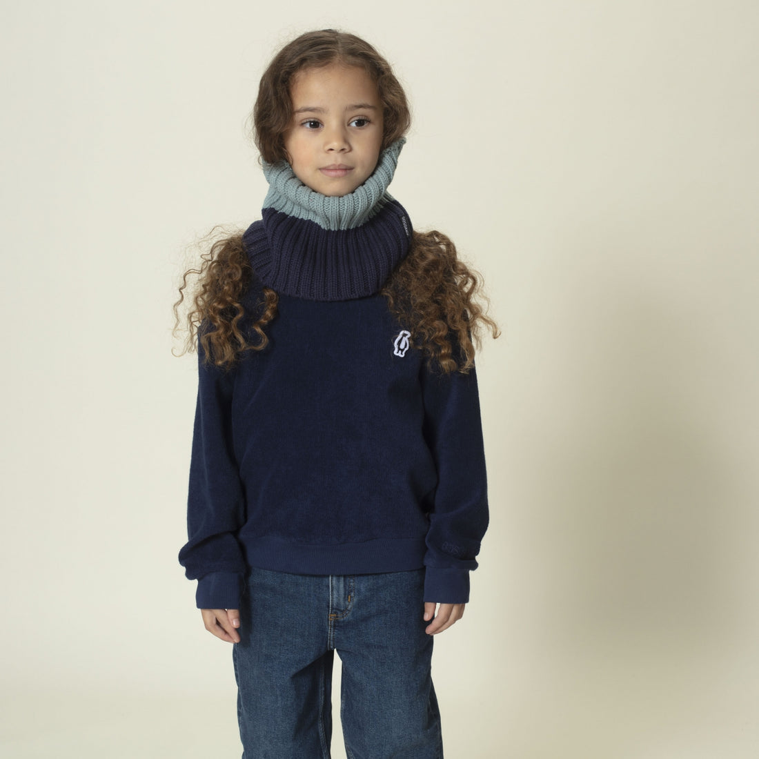 Gosoaky Loop Schal BEE REAL Thunder Green Strong Blue