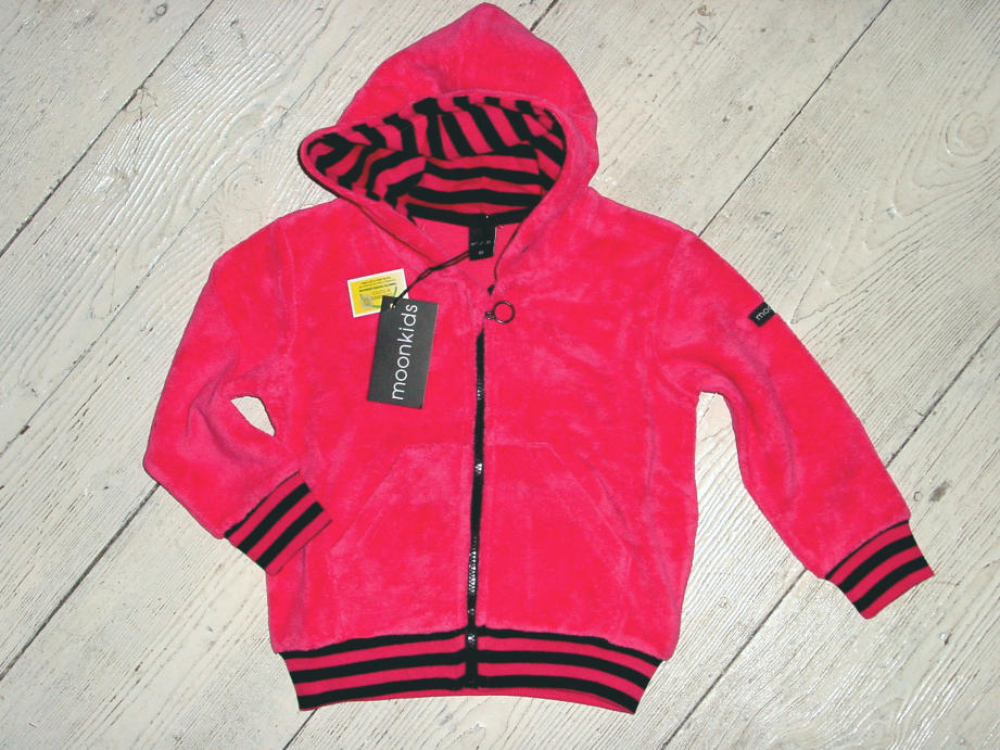 Moonkids Frotteejacke pink