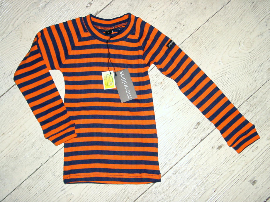 Moonkids Ripp Shirt orange blau