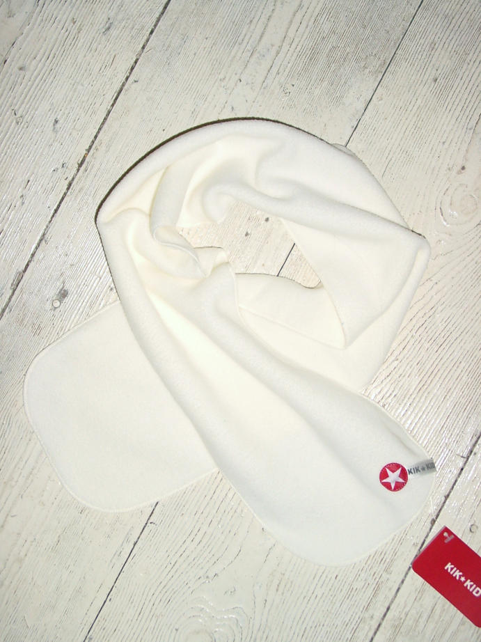 Kik-Kid Fleece Schal weiss