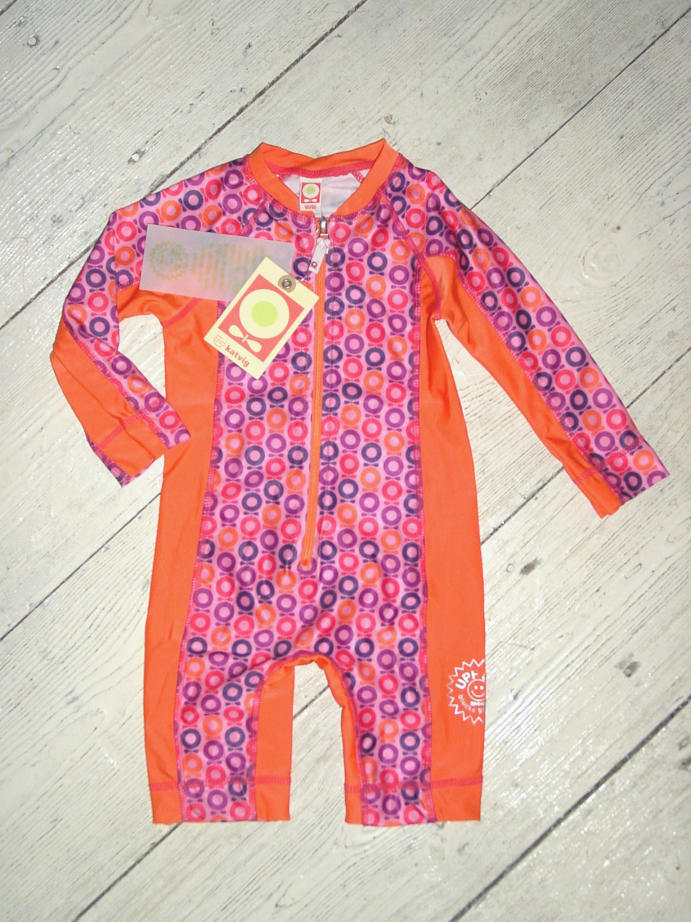 Katvig Badeoverall orange