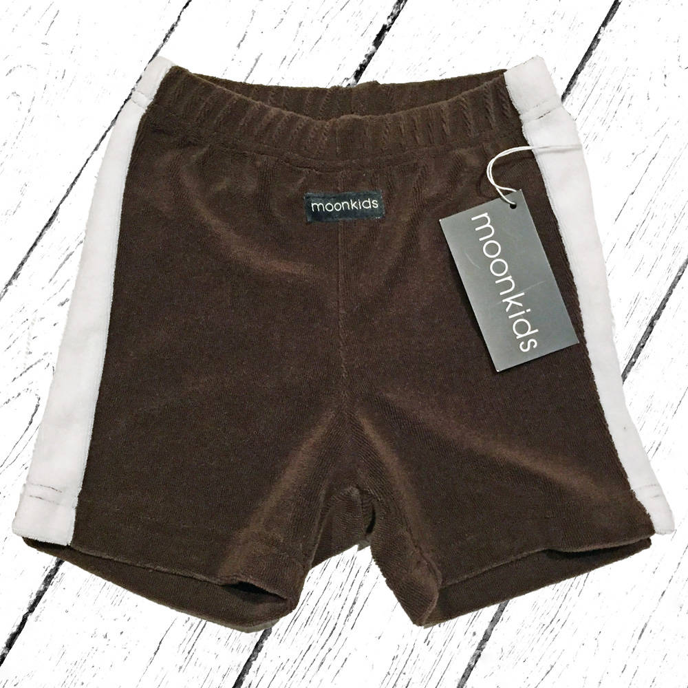 MOONKIDS Retro Frottee Shorts braun